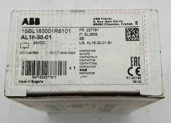 ABB AL16-30-01 Contactor