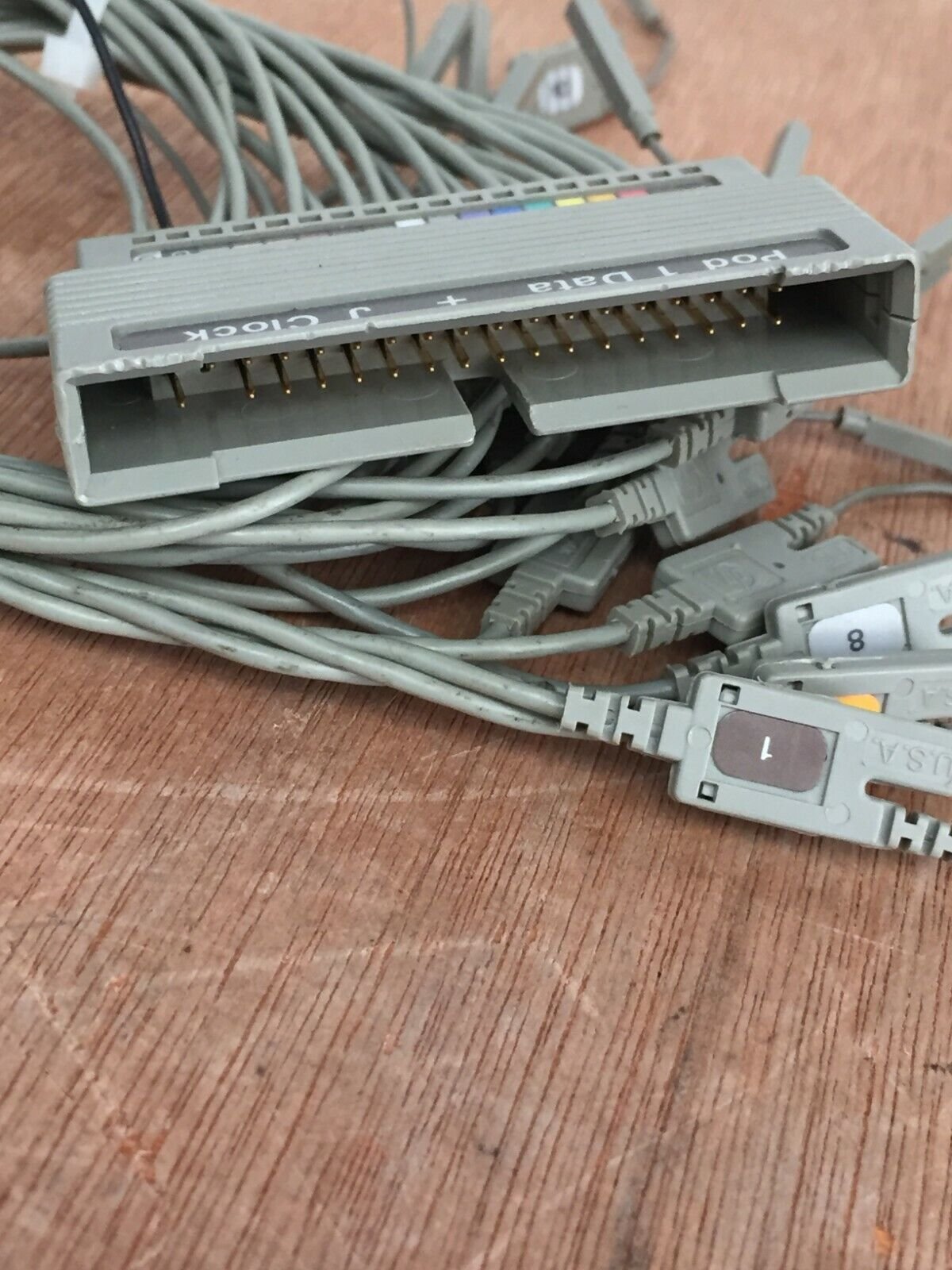 HP/AGILENT POD 1 DATA + J CLOCK LOGIC ANALYZER PROBE CABLE