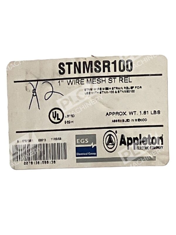 Appleton STNMSR100 1" Wire Mesh St Rel (lot of 2)