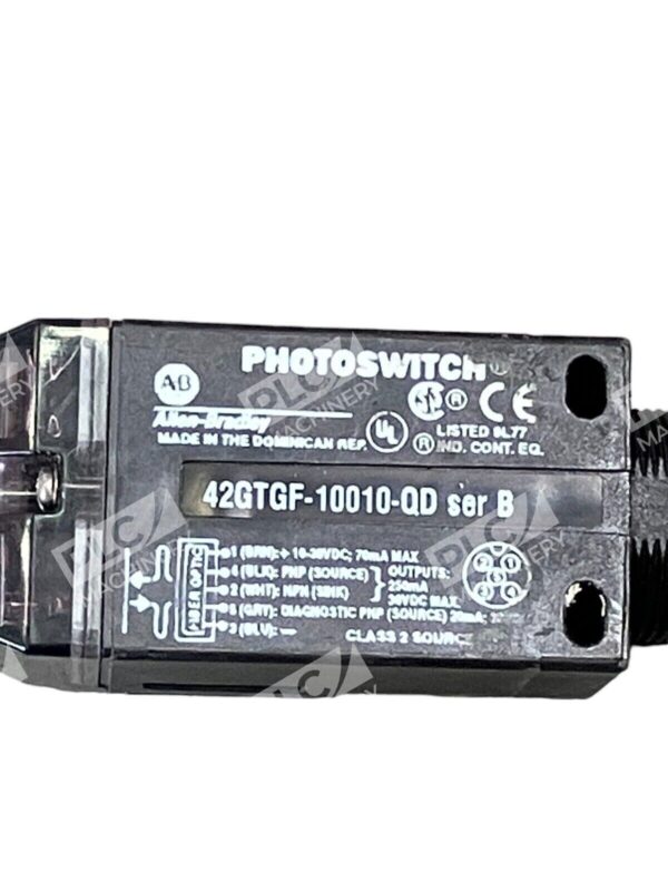 Allen Bradley Photoswitch 42GTGF-10010-QD /B - Image 2