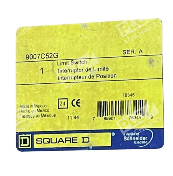 Square D 9007C52G Limit Switch