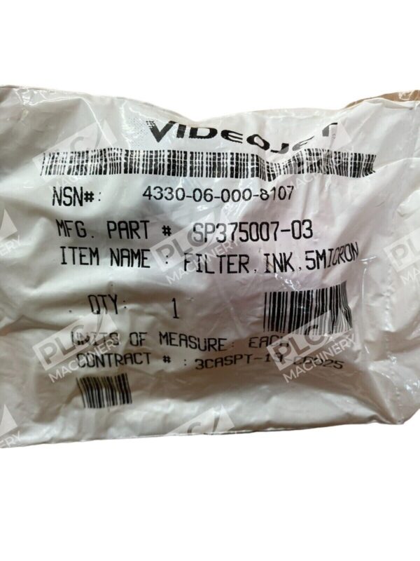 Videojet SP375007-03 5 Micron Ink Filter - Image 2