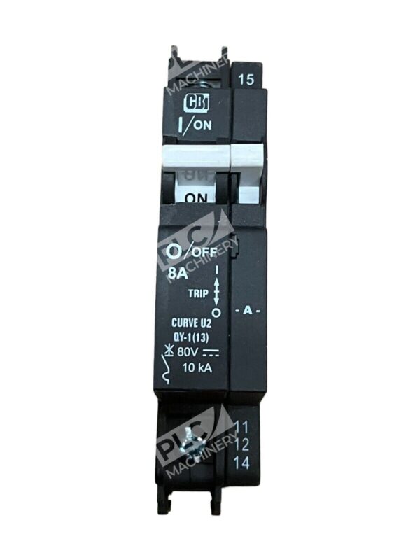 Circuit Breaker Industries QY-A-1(13)-DM-U2-8A-B0-LW Circuit Breaker 8A