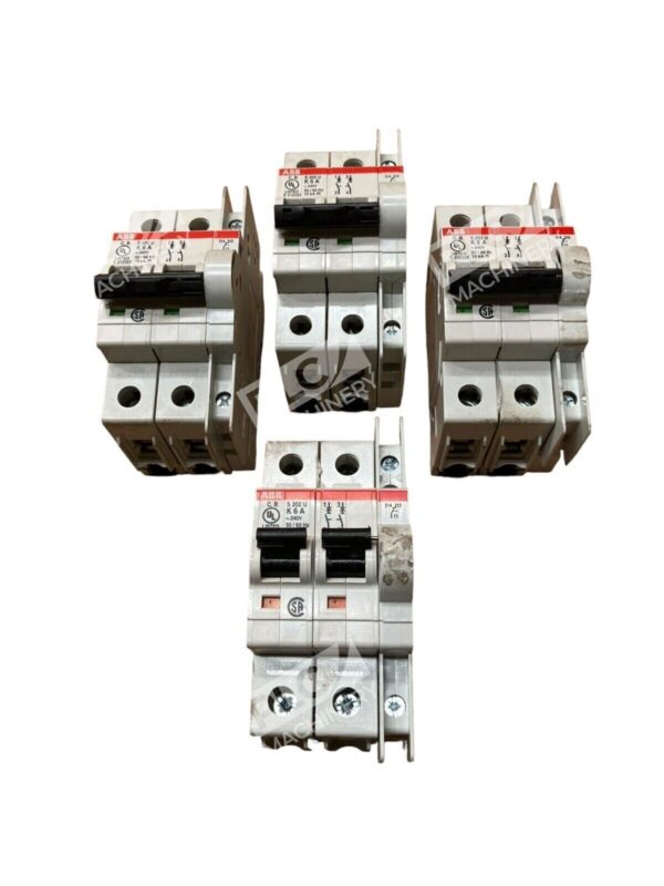 ABB S202UK6A 2 Pole Circuit Breaker (lot of 4)