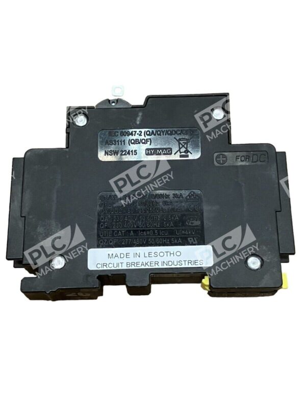 Circuit Breaker Industries AD9508 QY-1(13) 20A Circuit Breaker - Image 2