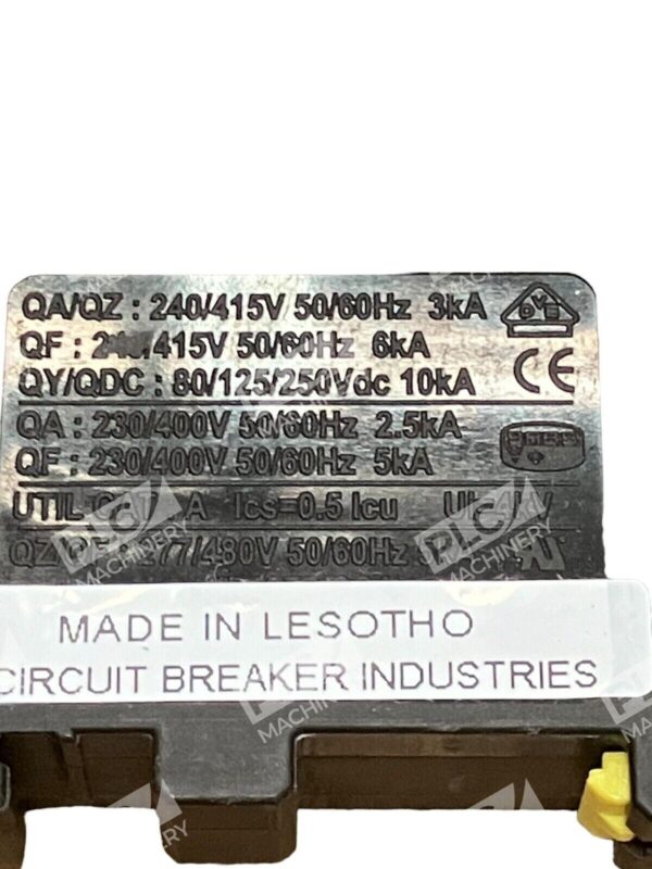 Circuit Breaker Industries AD9508 QY-1(13) 20A Circuit Breaker - Image 3