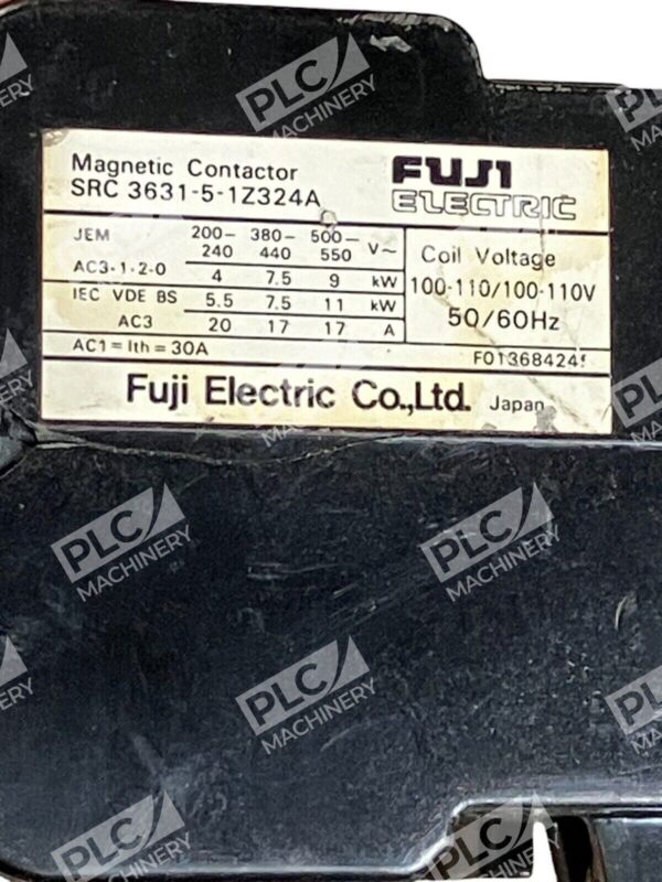 Fuji Electric Magnetic Contactor 30A 50/60Hz SRC 3631-5-1Z324A - Image 2