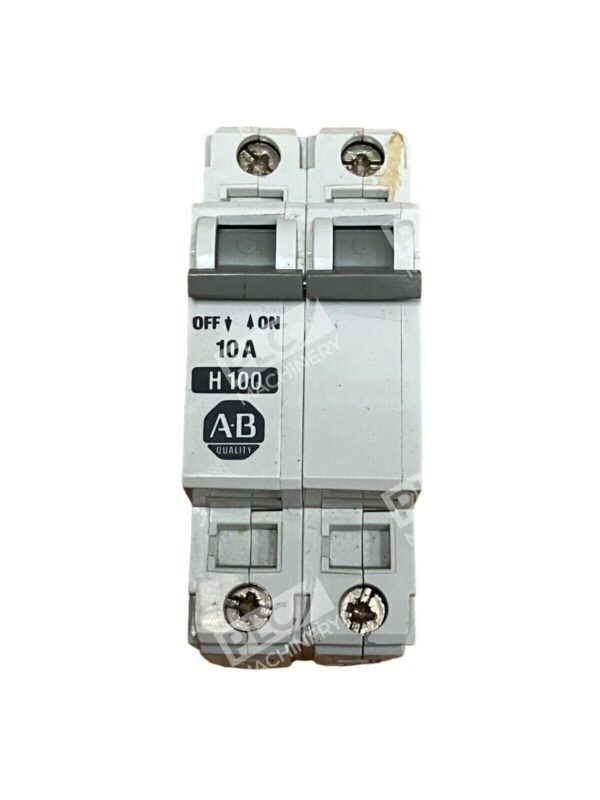 Allen Bradley 10A 2 Pole Unit Circuit Breaker 1492-CB2H100 /B