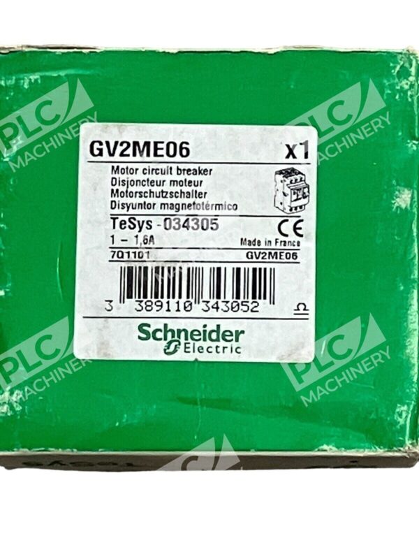 Schneider Electric GV2ME06 Motor Circuit Breaker