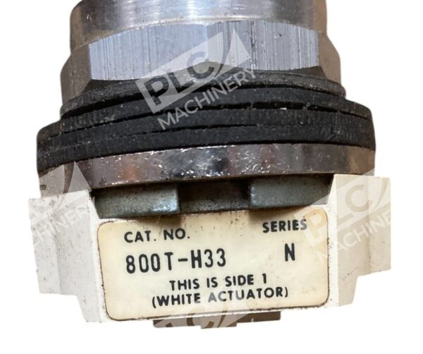 Allen Bradley AB Series N 2 Position 30.5mm Selector Switch Unit 800T-H33 - Image 2
