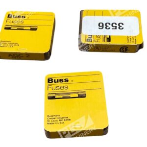 Cooper Y315 Bussmann Buss Box of 5 2A Fuses AGC 2 (lot of 3)