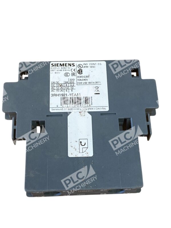 Siemens 10A 240V Auxiliary Contact 3RH1921-1EA11 - Image 6