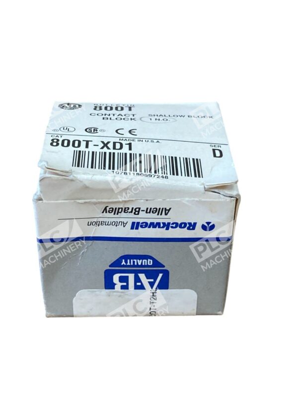 Allen Bradley AB 1N.O. Shallow Block Contact Block 800T-XD1 /D