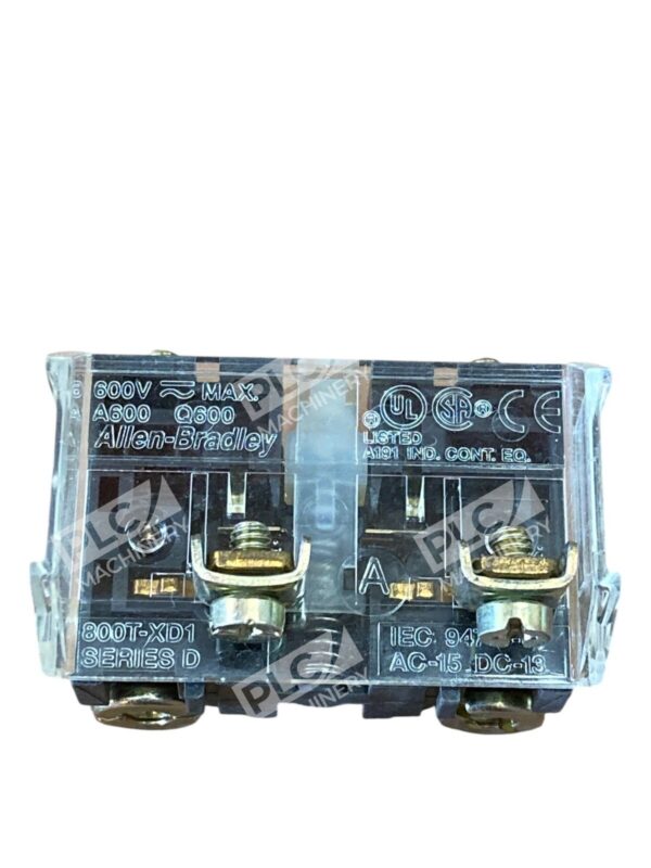 Allen Bradley AB 1N.O. Shallow Block Contact Block 800T-XD1 /D - Image 5