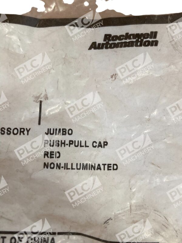 Allen Bradley AB Red Non-Illuminated Jumbo Push-Pull Cap 800T-N208A /A - Image 3