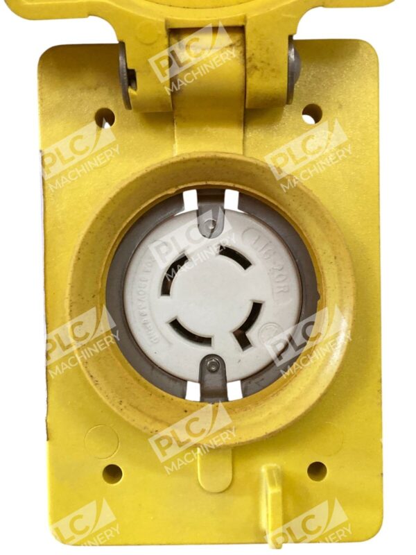 Woodhead 20A 480V Receptacle Cover 50-1653 W/ Receptacle L16-20R - Image 2