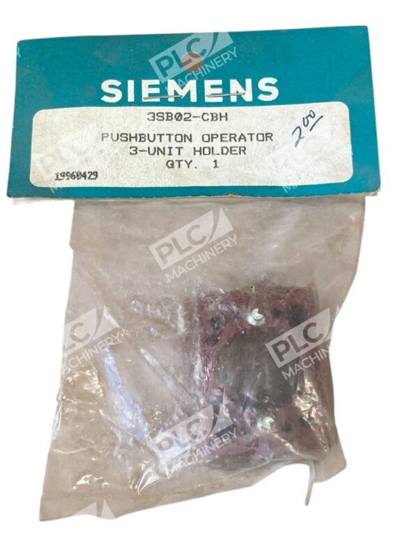 Siemens 3-Unit Holder Pushbutton Operator 3SB02-CBH (lot of 7) - Image 4
