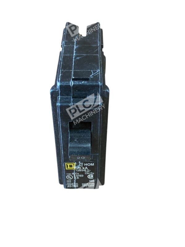 Square D 10kA 120/240V 20A 1 Pole Circuit Breaker HOM120 (lot of 4) - Image 2