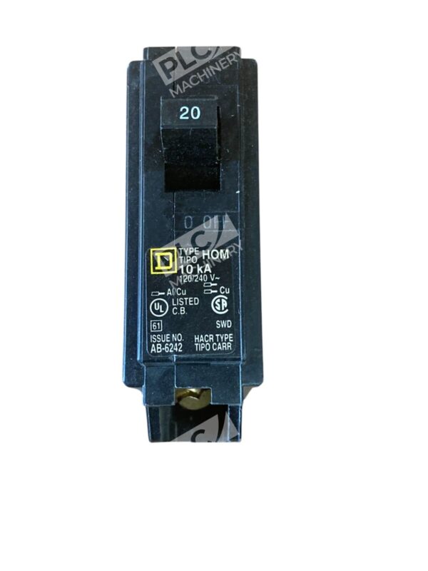 Square D 10kA 120/240V 20A 1 Pole Circuit Breaker HOM120 (lot of 4) - Image 3
