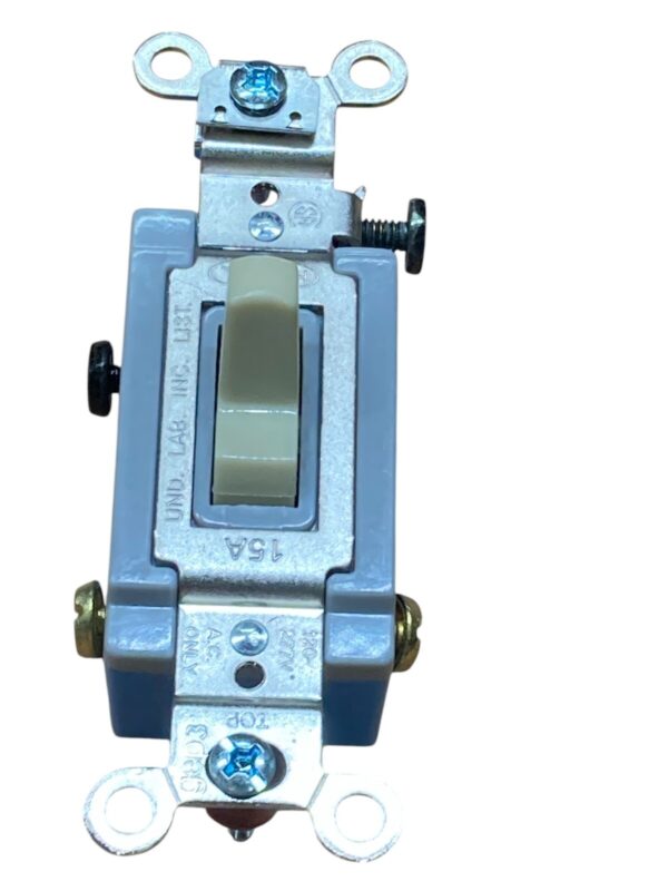 Hubbell Ivory 15A Toggle Switch HBL1203I (lot of 2) - Image 4