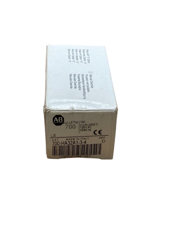 Allen Bradley AB 10A 2 C/O DPDT 120VAC 50/60Hz Relay 700-HA32A1-3-4 /D