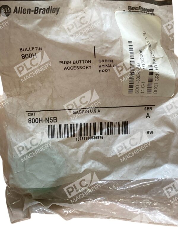 Allen Bradley AB Push Button Accessory Green Hypalon Boot 800H-N5B /A - Image 2