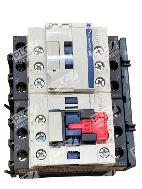 Square D Telemecanique 110V 50 60Hz 5.5kW 7.5HP Reversing Contactor LC2D12F7 - Image 5