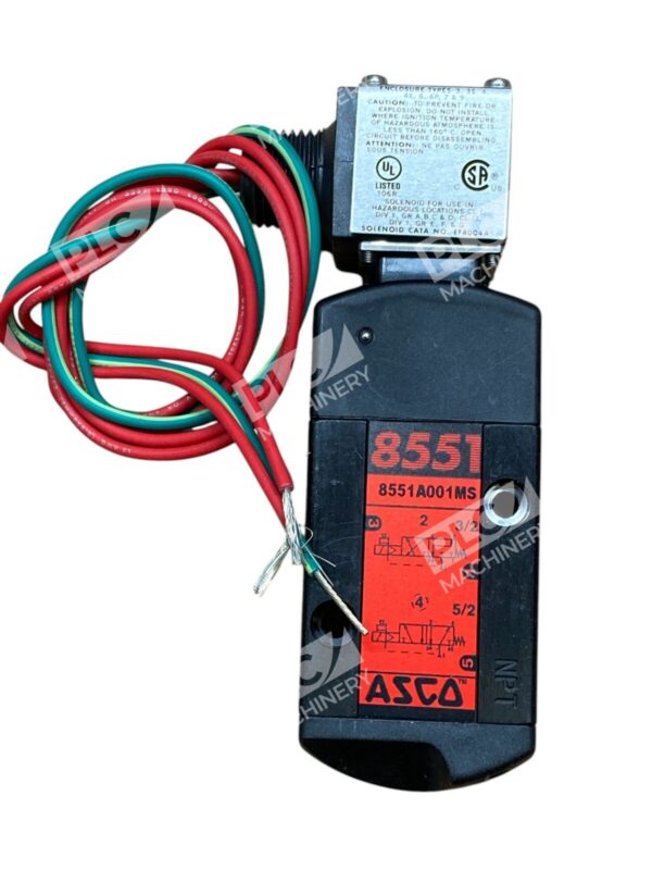 ASCO 8551 8551A001MS Solenoid Valve EF8551A001MS - Image 6