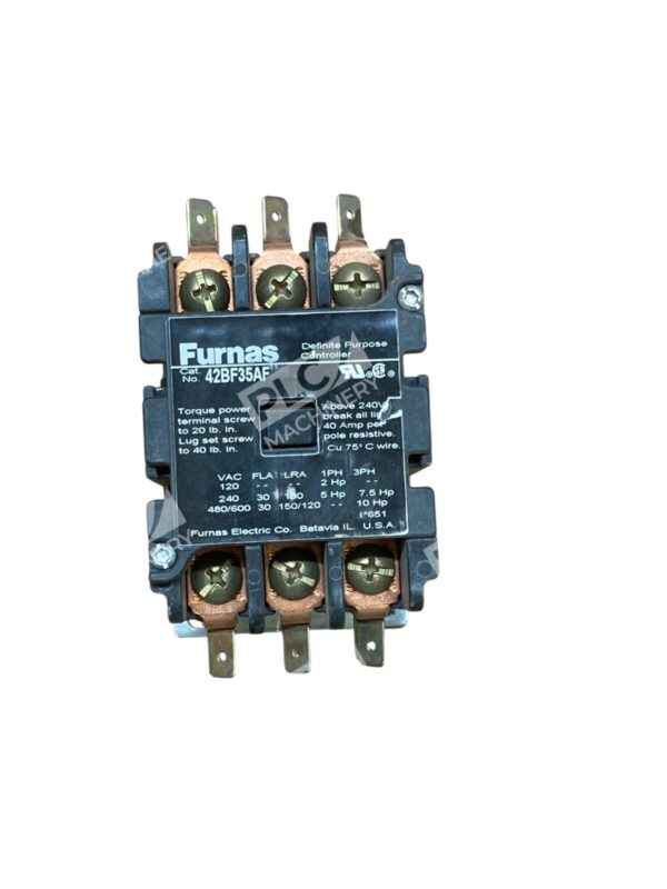 Furnas Open 3 Pole 30A Definite Purpose Controller 42BF35AF - Image 3
