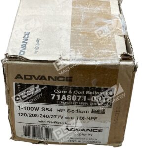 Advance 1-100W S54 HP Sodium HX-HPF Core & Ballast Kit 71A8071-001D