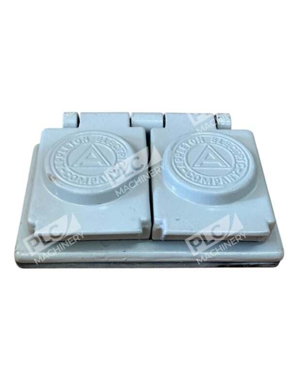 Appleton EGS 1 Duplex Aluminum Wet Location Receptacle Cover FSK-WRD - Image 3
