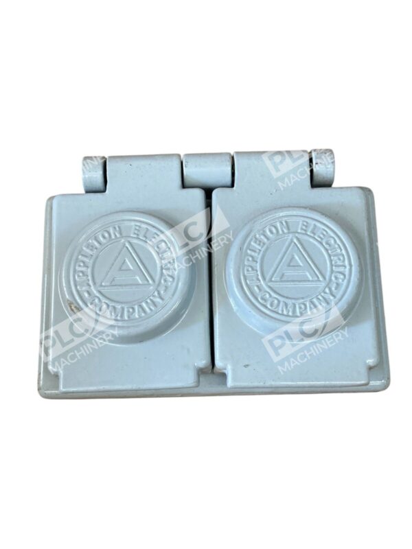 Appleton EGS 1 Duplex Aluminum Wet Location Receptacle Cover FSK-WRD - Image 4