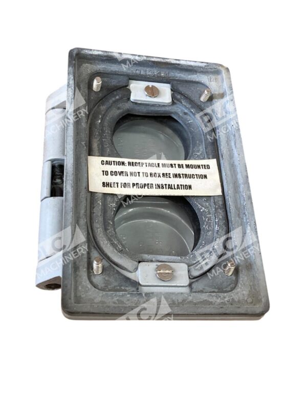 Appleton EGS 1 Duplex Aluminum Wet Location Receptacle Cover FSK-WRD - Image 5