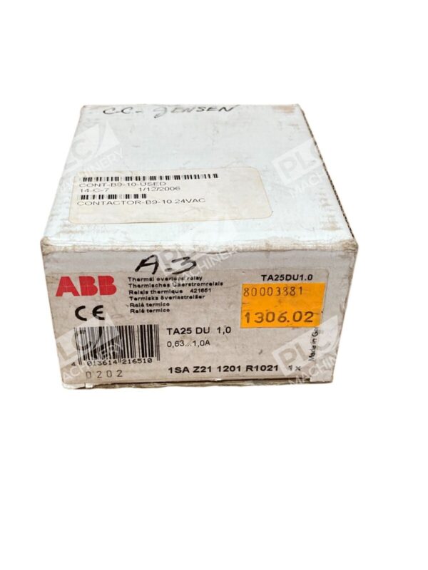 ABB B9-30-10 0.63A-1.0A 26A 22A 12A Thermal Overload Relay TA25DU1.0 - Image 8