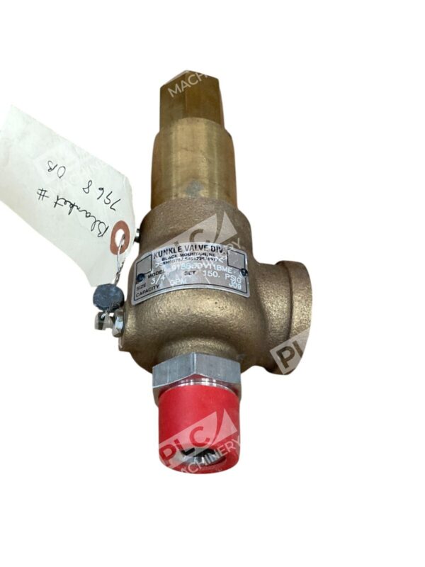 Kunkle Valve 3/4" 150PSIG GPM Safety Relief Valve 918BDDV11BME