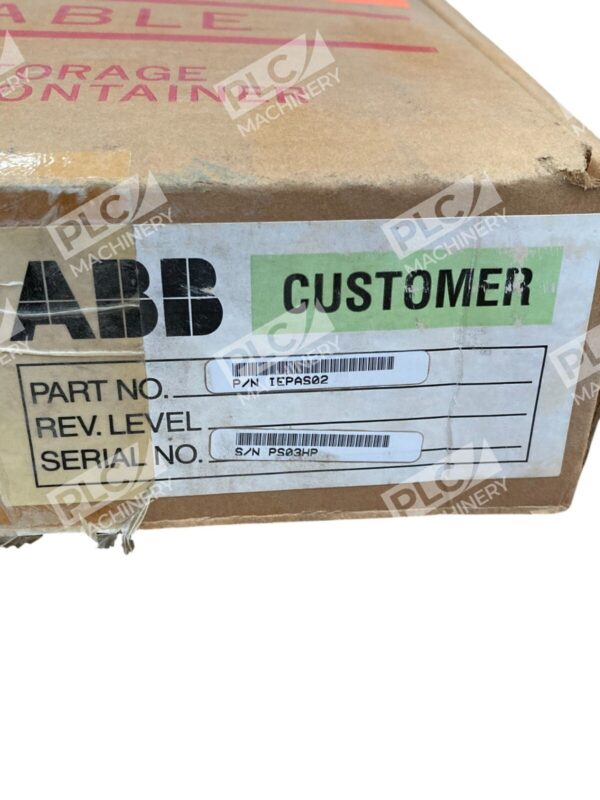 ABB INFI90 AC System 120/240VAC 47/63Hz 3.0/1.7A Power Supply Module IEPAS02 - Image 2
