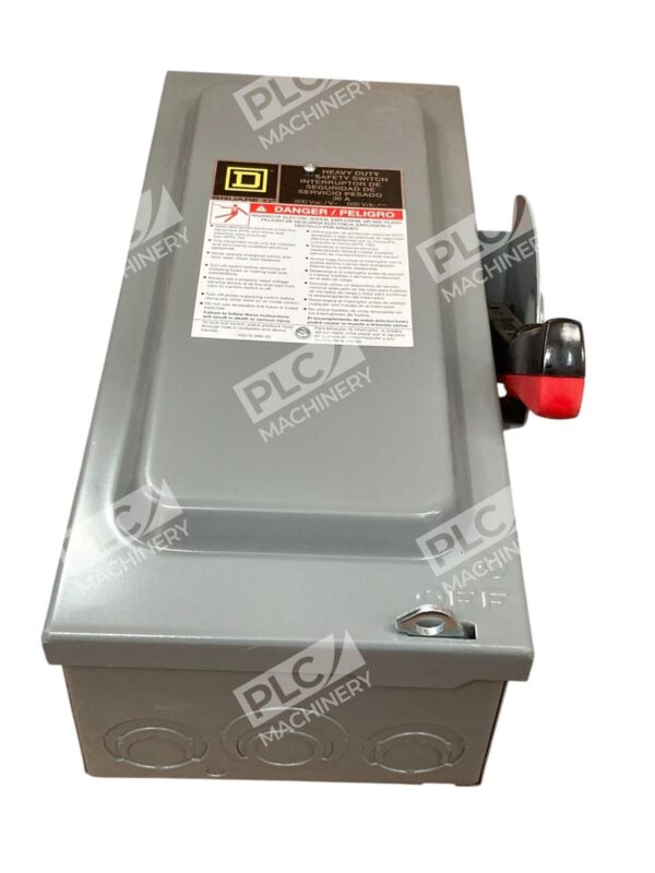 Square D 30A 600V 50572 Heavy Duty Safety Switch Enclosure HU361 - Image 3
