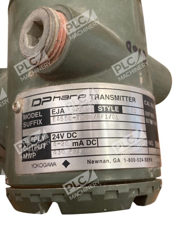 Yokogawa EAS5B-77NN/FF1/D1 S1 DPharp Gauge Pressure Transmitter EJA-430A - Image 6