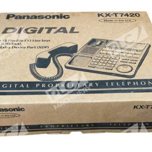 Panasonic White Digital Super Hybrid System Proprietary Telephone KX-T7420