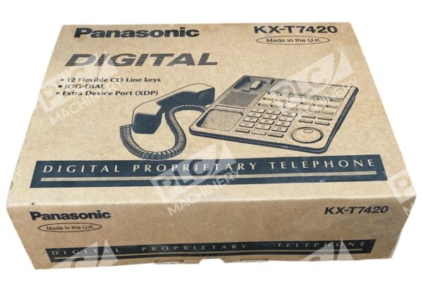 Panasonic White Digital Super Hybrid System Proprietary Telephone KX-T7420