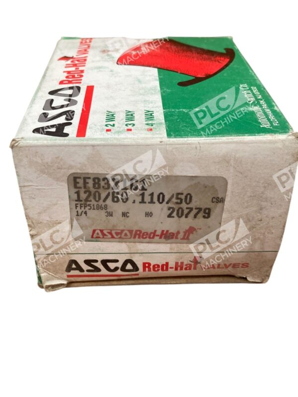 ASCO 20779 1/4 3W 120/60 110/50 FFP51868 Red Hat II Valve EF8321G1 - Image 2