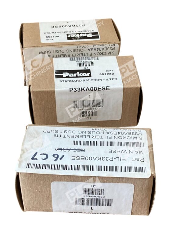 Parker 501239 Standard 5 Micron Filter P33KA00ESE (Lot of 3)