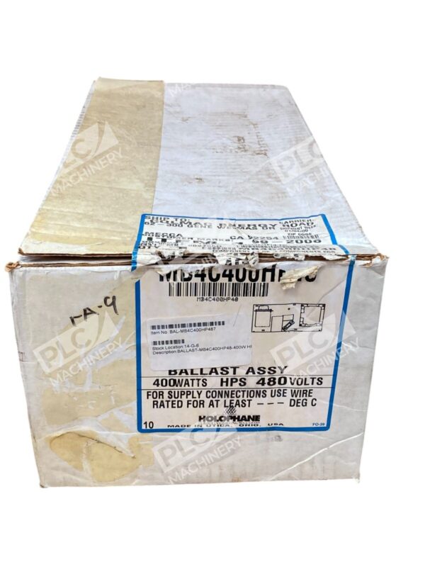 Holophane MB4C400HP40 HL Series B 400W Ballast Assembly HPS MB4C
