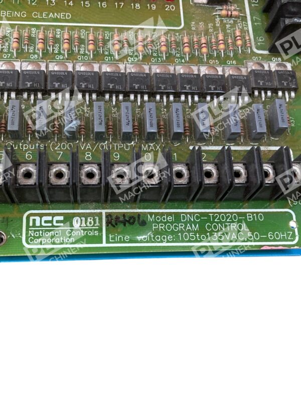 NCC 105-135VAC 50-60Hz Program Control Circuit Breaker DNC-T2020-B10 - Image 8