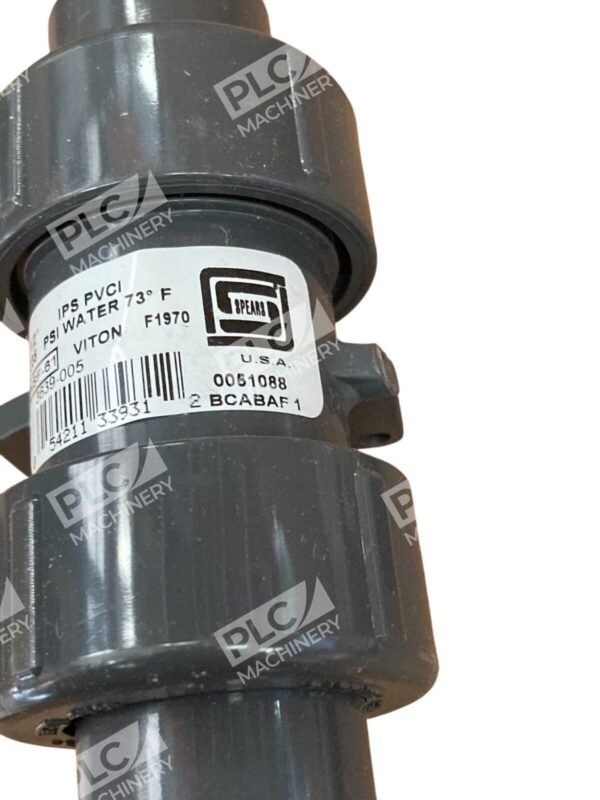 Spears Plastic Valves PVC Viton O-Ring 1/2" TU 2000 Standard Ball Valve 3639-005 - Image 6