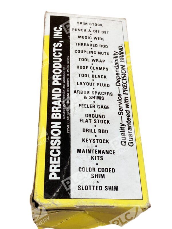 Precision Brand Products .001 6"Width 100"Long Brass Shim - Image 2