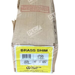 Precision Brand Products 17SS5 .005" Gauge 12"x120" Brass Shim 17315