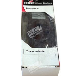 Cooper Wiring Devices 20A 125V 2 Pole 3 Wire Single Receptacle 1877B-BOX