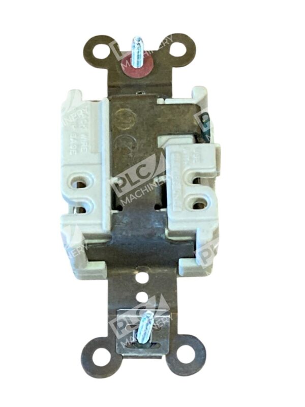Hubbell 2 Pole 15A 3 Wire Ivory Single Receptacle HBL5661I - Image 4