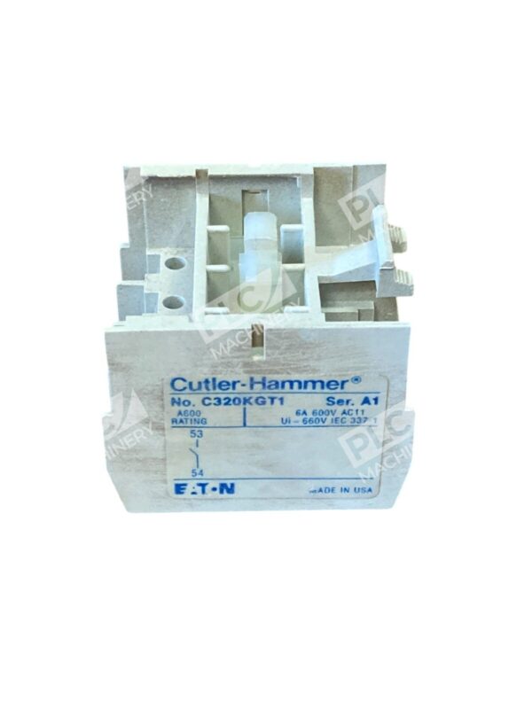 Cutler Hammer Eaton 6A 600V Freedom Series Auxiliary Contact C320KGT1 /A1 - Image 3